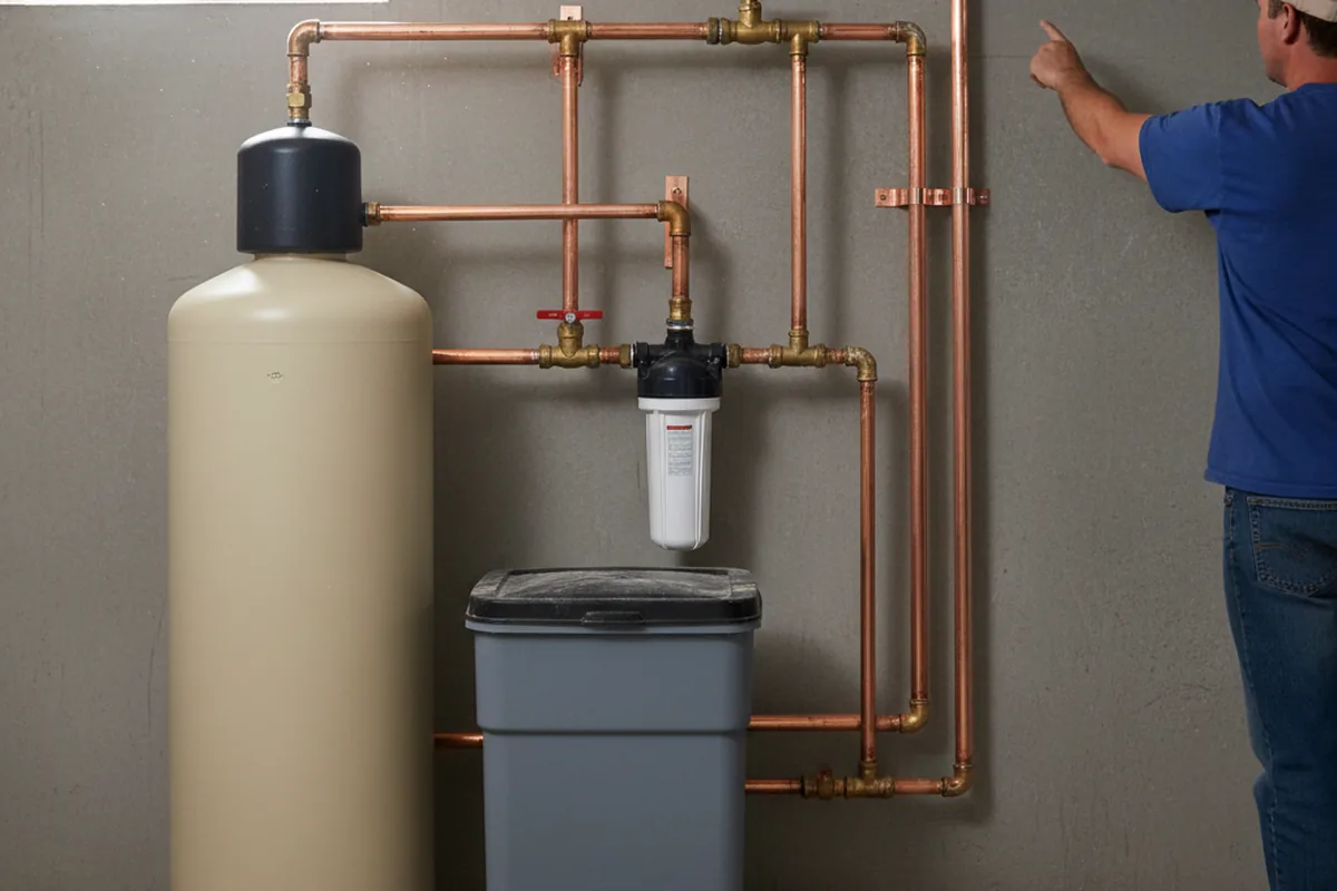 Whole-house water treatment system installed in Fishertown